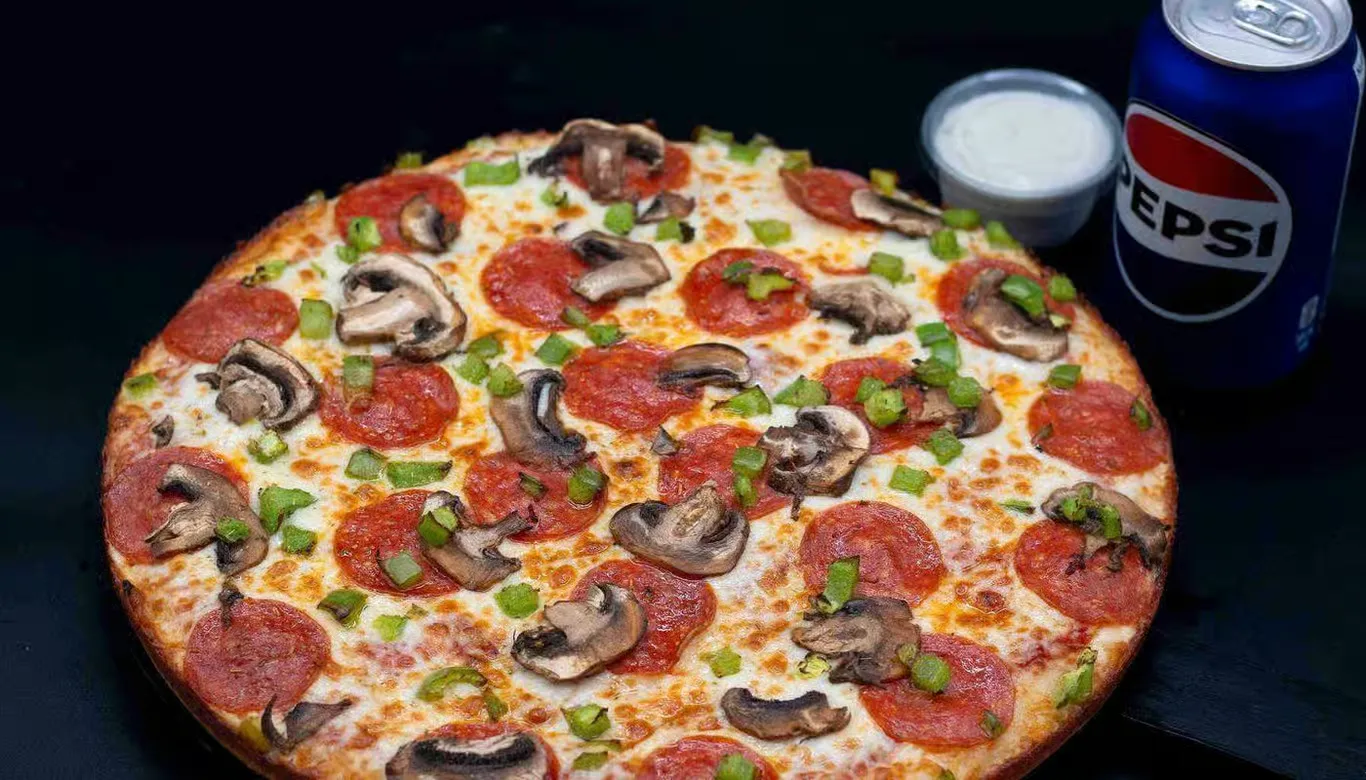 Build your own pizza at La Farina - fresh dough loaded with toppings in Winnipeg