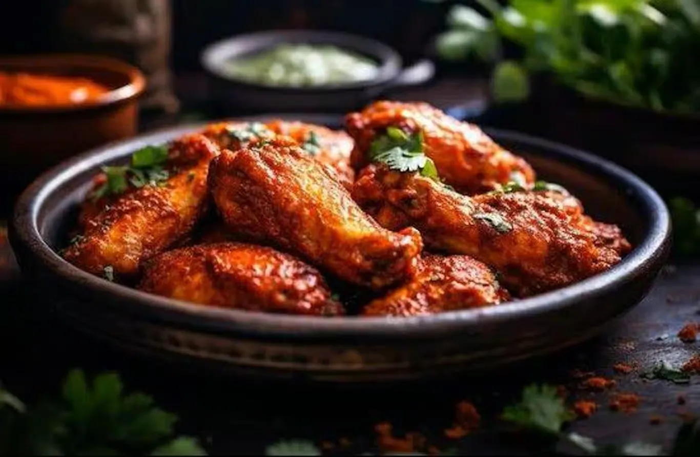 Crispy Chicken Wings at La Farina in downtown Winnipeg, MB